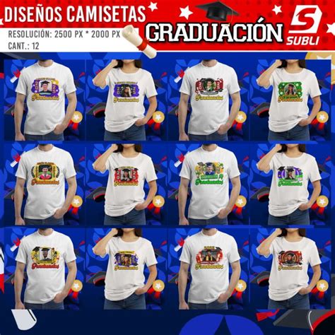 Dise Os Plantillas Para Sublimar Camisetas Graduaci N