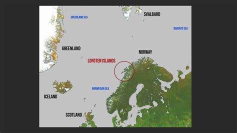 Lofoten Islands Map