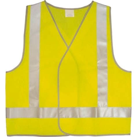 Protector Extra Large Lime Yellow Hi Vis Day And Night Safety Vest