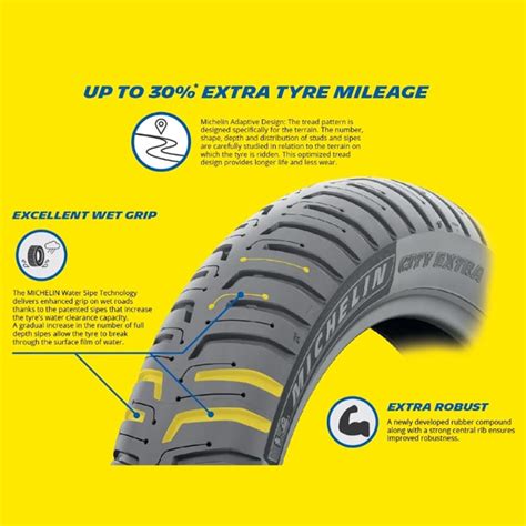 MICHELIN CITY EXTRA Motorcycle Tyres, 49% OFF