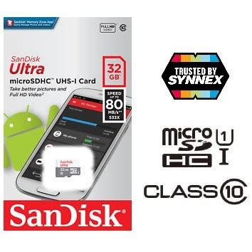 แท Sandisk Ultra 32GB ประกน 7 ป Micro SD Ultra Class 10 100MB s