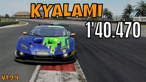 ACC Kyalami Lamborghini Huracan Evo2 1 40 4 Hotlap FREE Setup