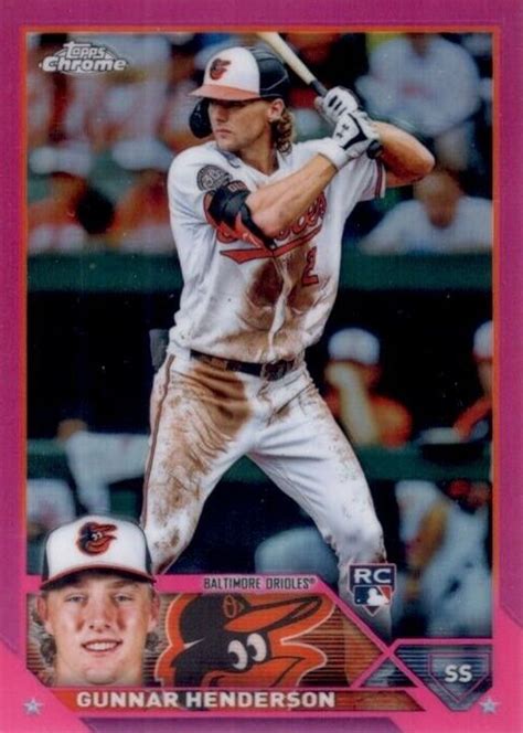 Gunnar Henderson Topps Chrome Pink Refractor Price Guide