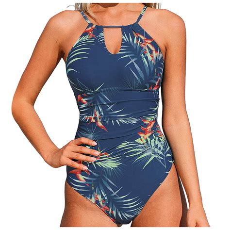 Blphud One Piece Bathing Suits For Women Adult Seashell Bikini Women S