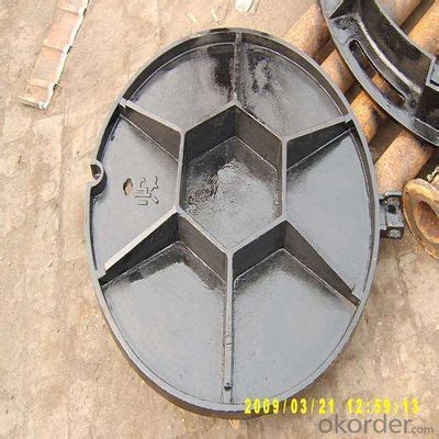 B Ductile Iron Round Recessed Manhole Cover Frame Buy Cast