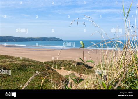 Woolacombe Beach North Devon District West Country England Uk Stock