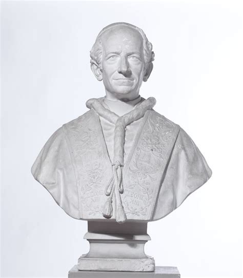 Papa Leone Xiii Busto In Gesso Filippo Matteini Civitavecchia Roma