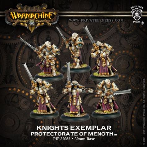 Warmachine Protectorate of Menoth Knights Exemplar - WarGameStore