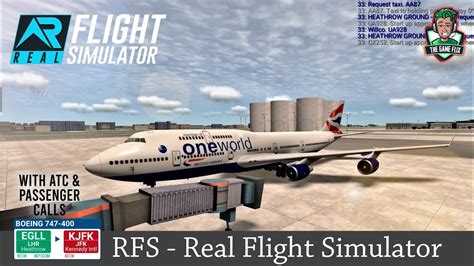 RFS Real Flight Simulator London LHR To New York JFK Full