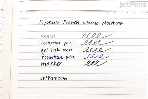 Kyokuto French Classic Notebook B5 Ruled Pink Jetpens