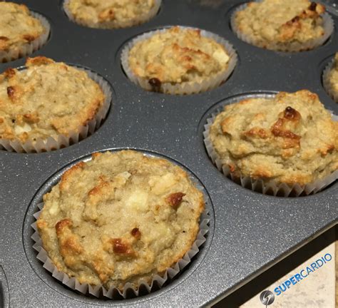 Muffins Aux Pommes Et Aux Bananes Sans Farine Supercardio