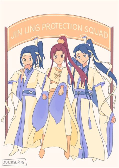 Jin Ling Lan Sizhui Lan Jingyi Fanart 1 000 Photos Fan Art