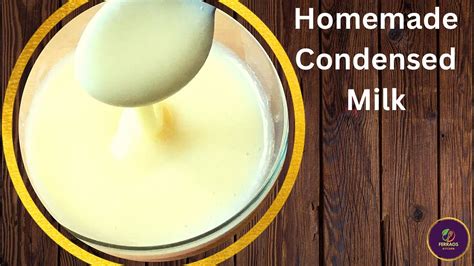 Homemade Condensed Milk How To Make Condensed Milk At Home Youtube