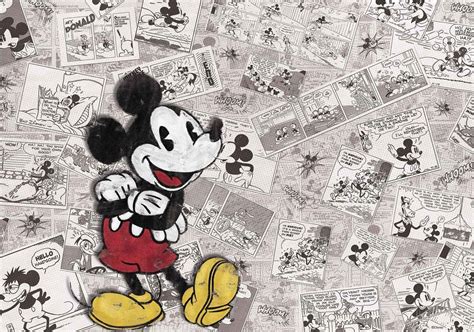 Mickey And Minnie Mouse Vintage Wallpaper