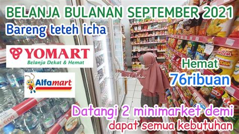 Belanja Bulanan September Grocery Shopping Haul Belanja Hemat