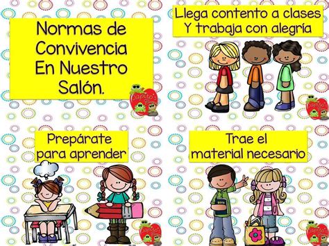 Fabulosos Diseños De Las Normas De Convivencia En Nuestro Salón Material Educativo