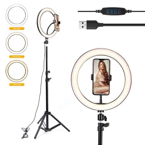 10inch Led Photography Selfie Ring Light Ring Light And Selfie Ring Light