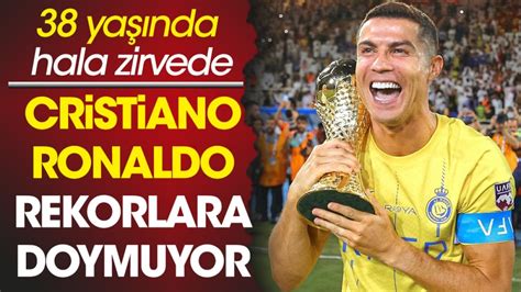 38 yaşındaki Cristiano Ronaldo dan yeni rekor Bunu da yaptı