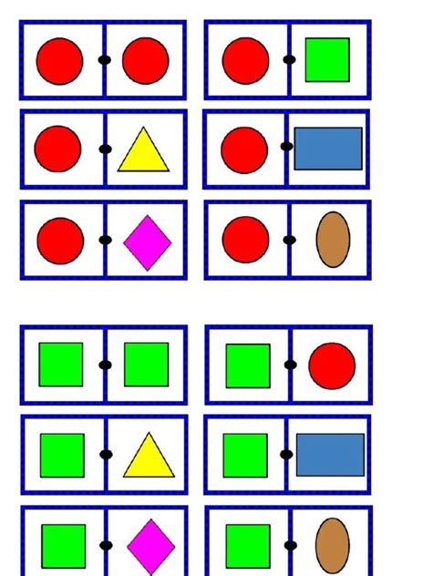 Domino Para Imprimir Pdf 5 Dominos Descargables Para Educacion Infantil Numeros Formas Y