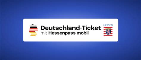 RMV DE Hessenpass mobil das vergünstigte Deutschland Ticket