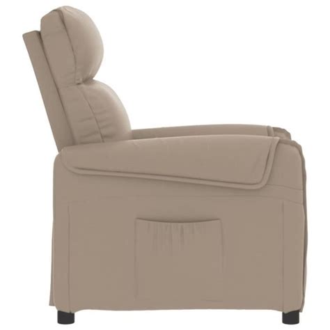 Zerodis Fauteuil Inclinable Cappuccino Similicuir Ab Le