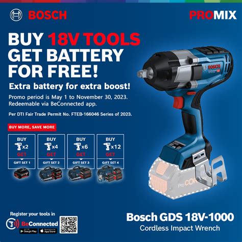 Bosch Gds 18v 1000 0 601 9j8 3l1 Bosch By Bge