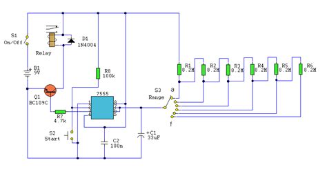 Diagramas Con Control De Temporizador Temporizador Circuito