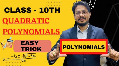 Polynomials Quadratic Polynomials In One Shot Youtube