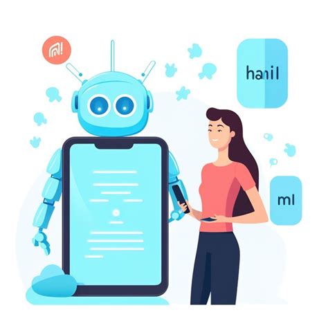 Premium Ai Image Chat Bot Set Using And Chatting Artificial Intelligence Chat Bot Developed By