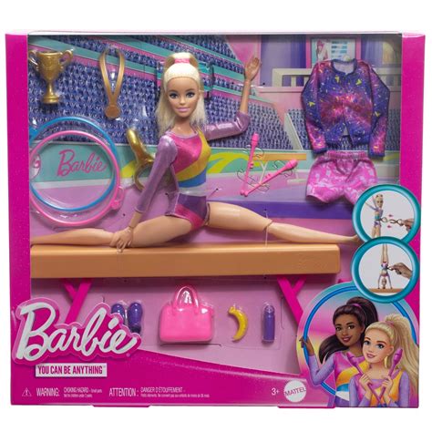 Barbie Gymnastics Doll And Playset Smyths Toys Uk