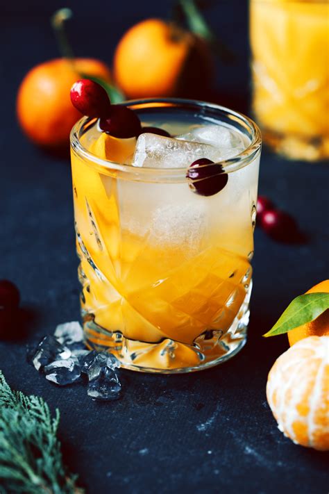 Weihnachtscocktail Gin Sour Mit Mandarinen Shoot The Food