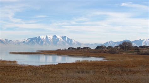 Utah Lake Scenes Utah Lake Saratoga Springs Utah Decenbe Jim