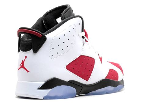 Air Jordan 6 Retro Bp Ps Carmine White Black 384666 160 Air Jordan Vi