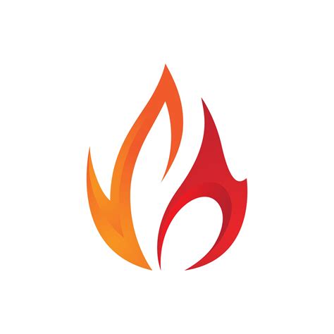 Flame logo Vector template. fire logo design graphic 2648104 Vector Art ...