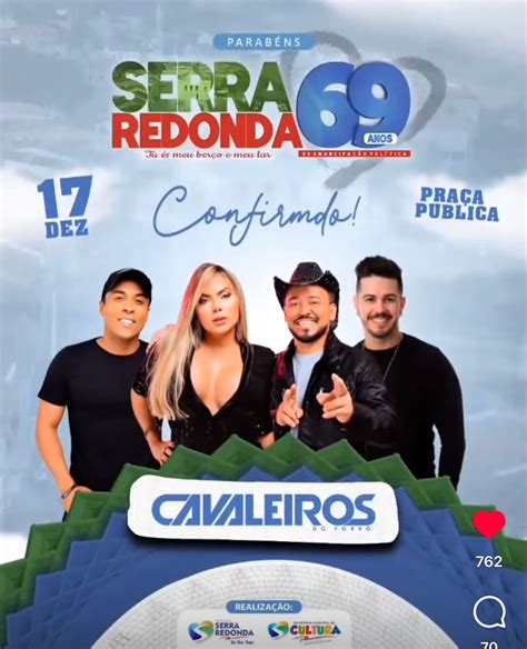 Em De Dezembro Tem Niver De Serra Redonda Cavaleiros Do Forr