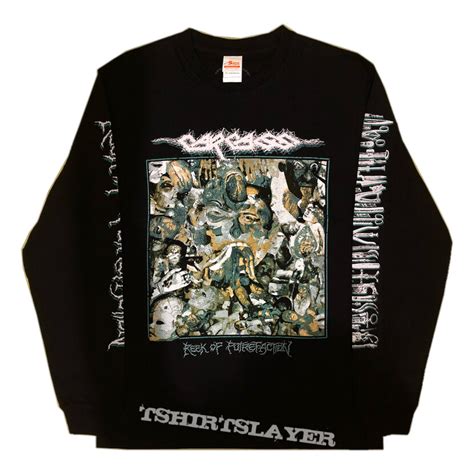 Carcass Reek Of Putrefaction Fanmade Longsleeve Tshirtslayer Tshirt And Battlejacket Gallery