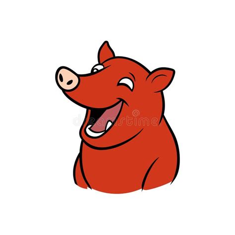 Arctotherium Bear Laughs Icon Vector Illustration Stock Vector