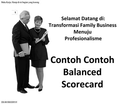 Balanced Scorecard Contoh Ppt