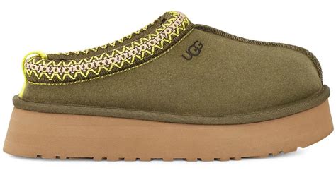 Ugg Tazz Slipper Burnt Olive W In Green Lyst Uk