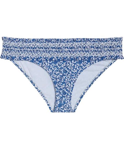 Tory Burch Tory Burch Costa Smocked Bikini Bottoms Wear