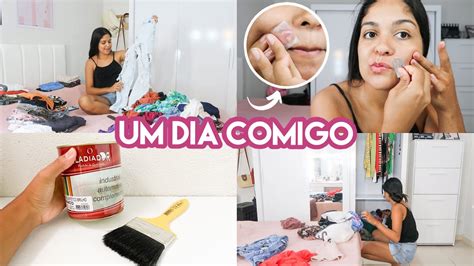 ROTINA FIZ O BUÇO E A SOBRANCELHA EM CASA ARRUMEI O GUARDA ROUPA