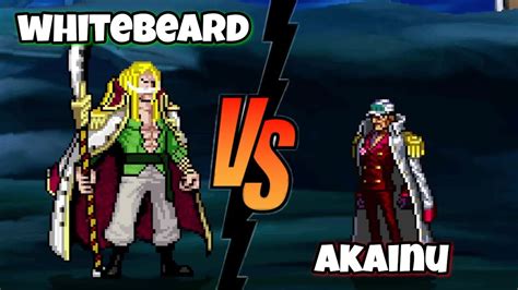 Prime Whitebeard Vs Akainu One Piece Fights Mugen YouTube