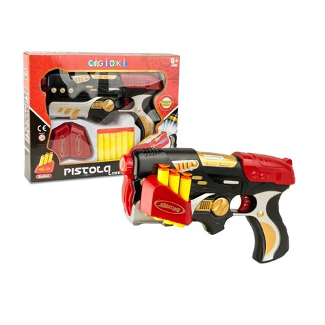 Fucile Giocattolo Nerf Laser Cigioki Con Dardi Morbidi Inclusi