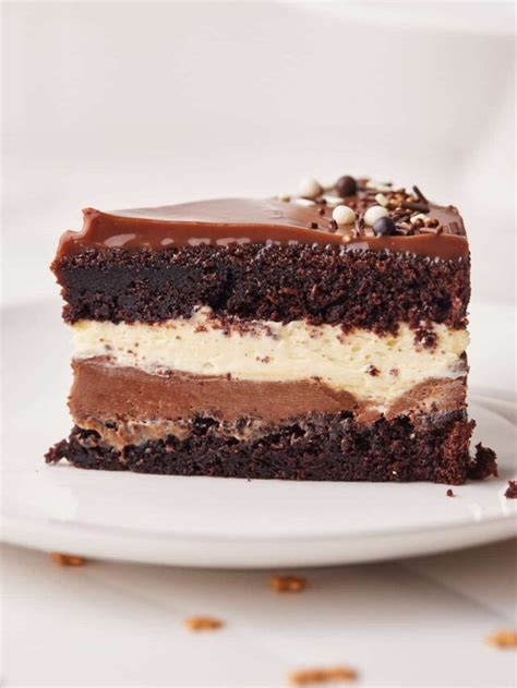 Triple Chocolate Mousse Cake Recipe Tuxedo Cake Artofit