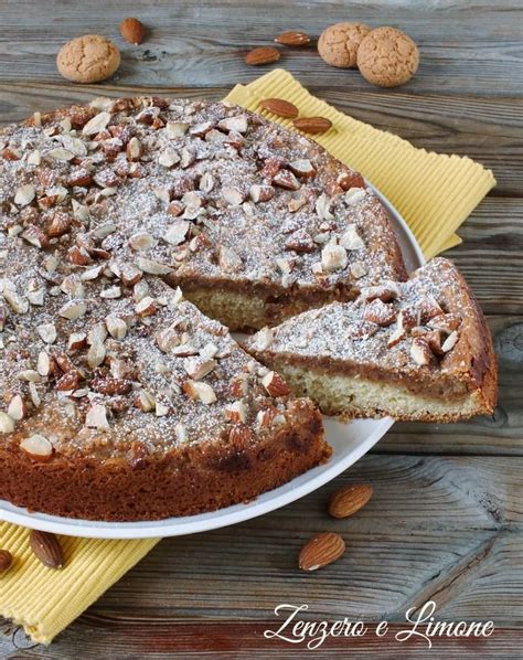 Torta Mandorle E Amaretti Zenzero E Limone Ricette Dolci Amaretti