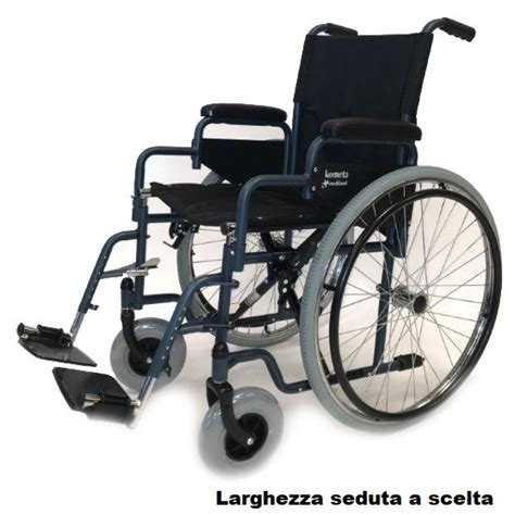 Sedia A Rotelle Ad Autospinta Con Braccioli Estraibili Mediland M200