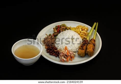 Nasi Campur Bali Balinese Mixed Rice Stock Photo 2184024139 | Shutterstock