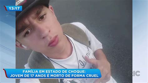 Família em estado de choque jovem de 17 anos é morto de forma covarde