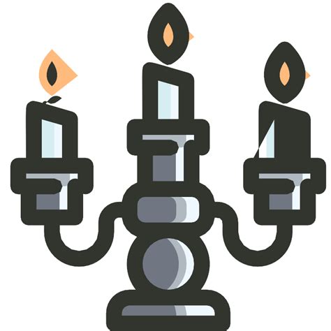 Burning Candles Candles Halloween Vector Svg Icon Svg Repo