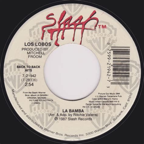 Come On Let's Go Los Lobos - Los Lobos - La Bamba / Come On, Let's Go | Releases | Discogs
